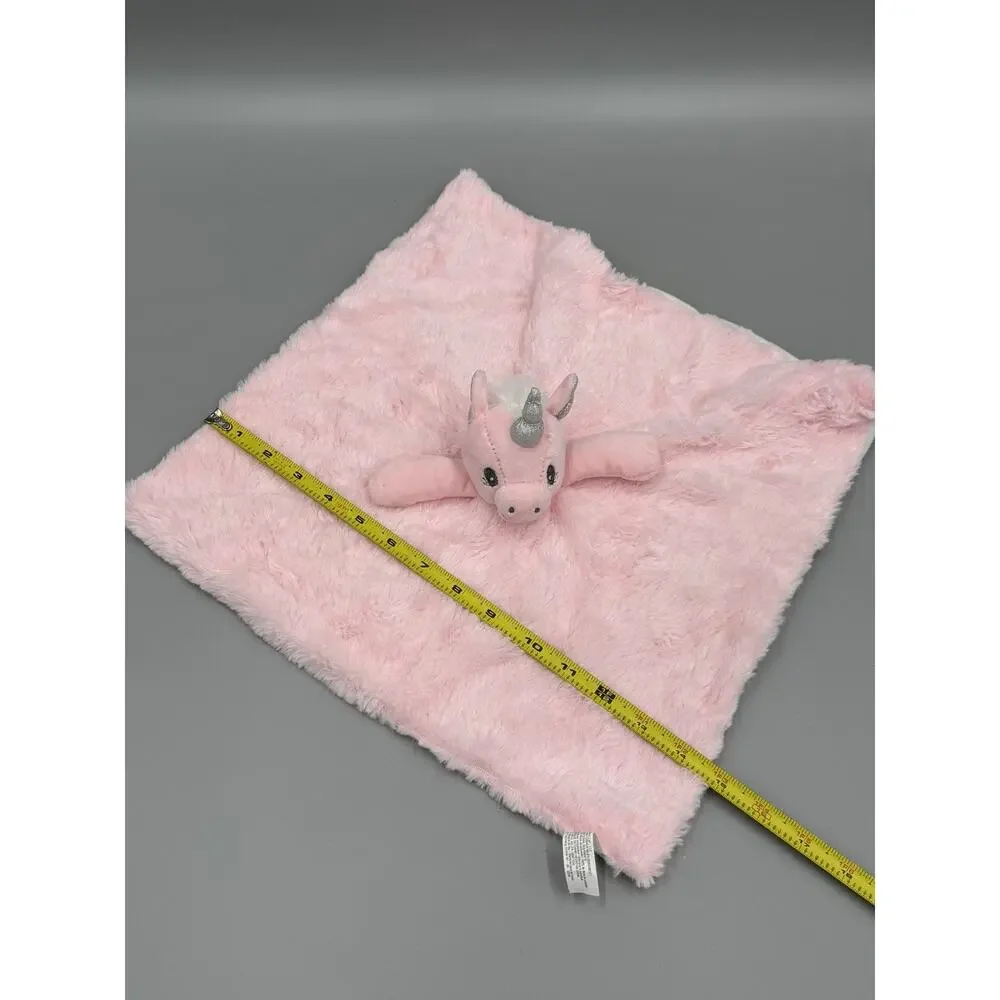 Trend Lab Pink Unicorn‎ Plush W/ Rattle And Lovey Baby Security Blanket